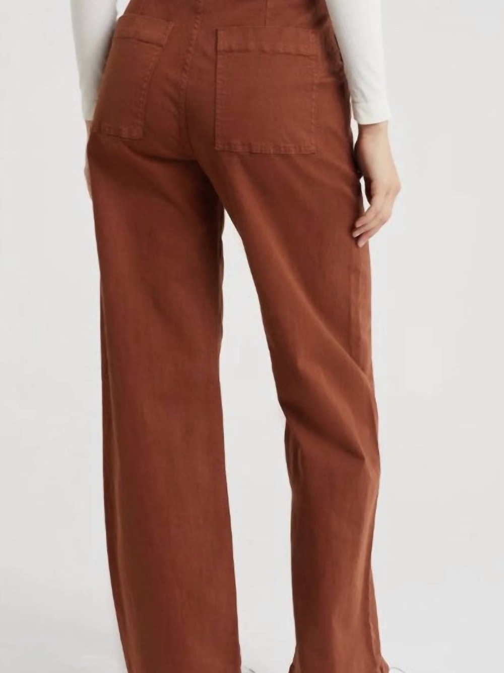 NWT Pistola - Women's Nicole Cotton Stretch Wide Leg Pant Spice SZ 26 - Picture 2 of 6